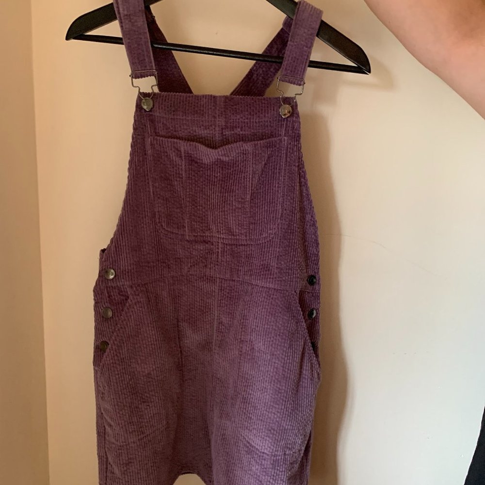Target (Wild Fable) Purple Corduroy Overalls